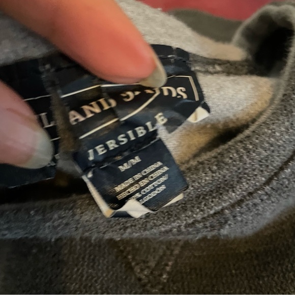 Island Sands Men’s Reversible pullover sweater size M dark gray/light gray - Picture 3 of 4